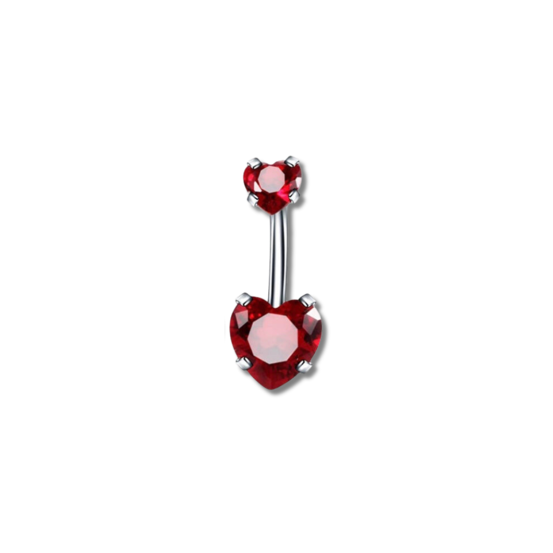 Red Elena Belly Ring
