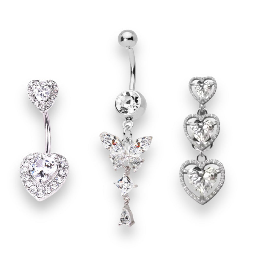 3-Pack Belly Bar Bundle