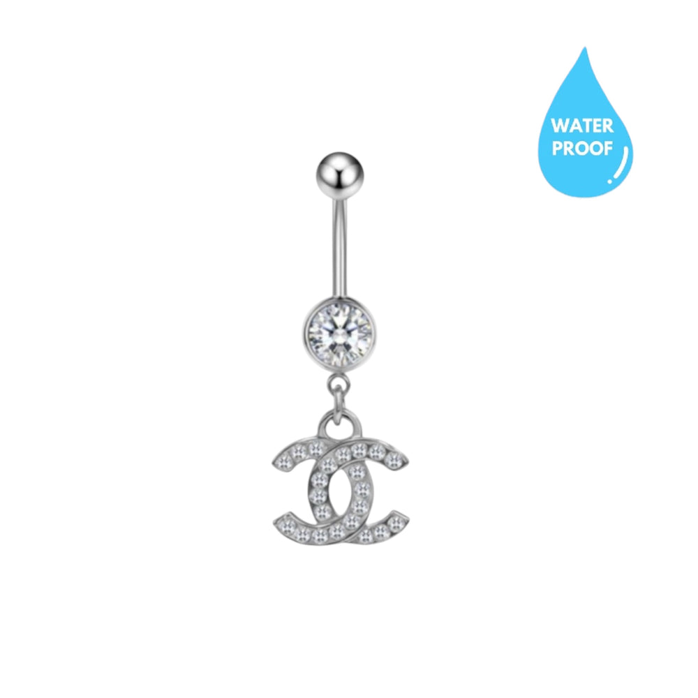 Double CC Belly Ring