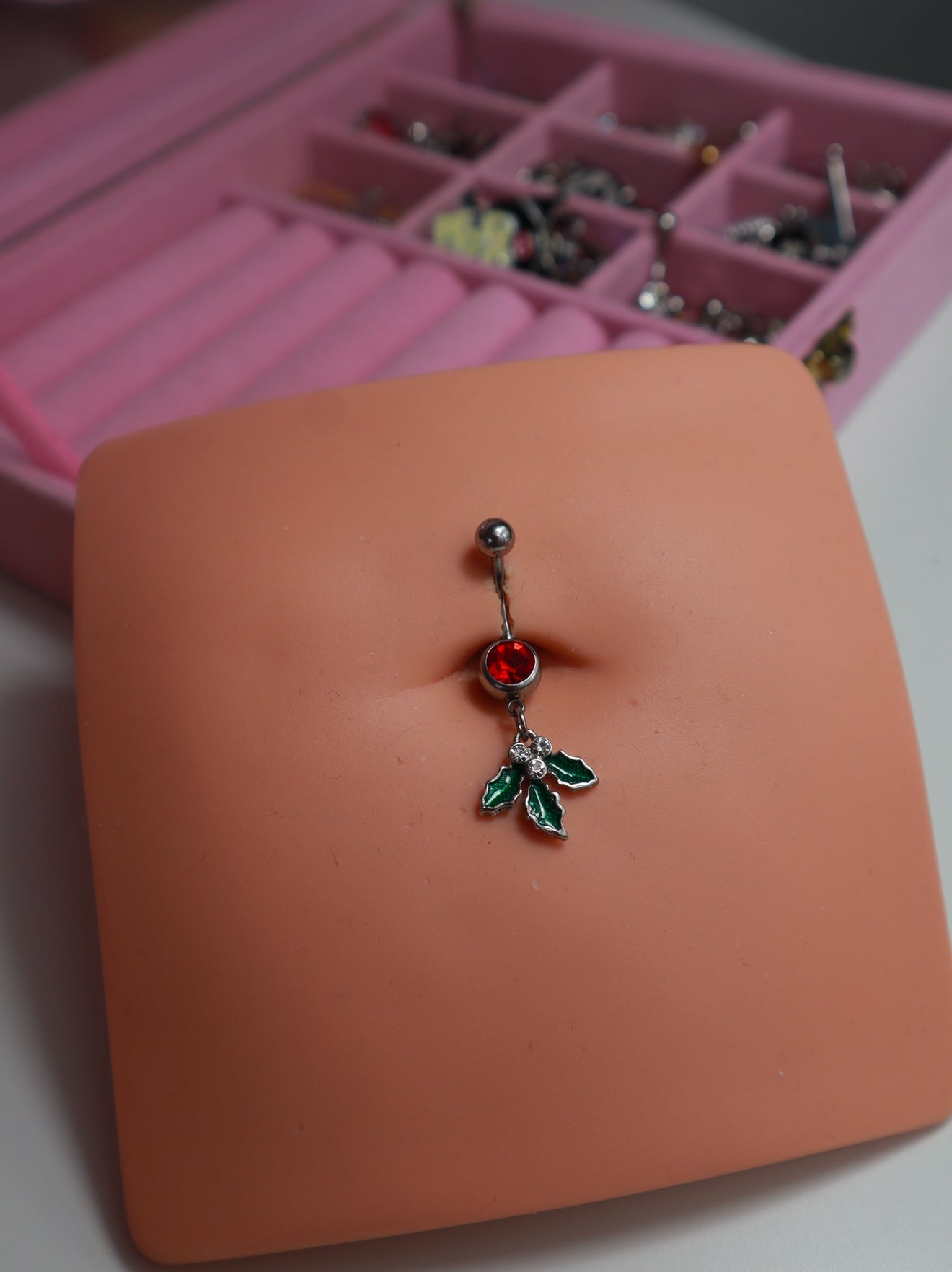 Mistletoe Belly Ring