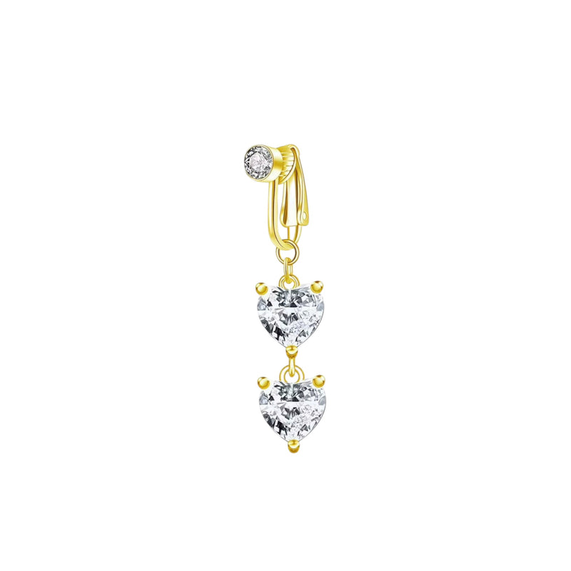 Gold Maddie Clip On Belly Ring