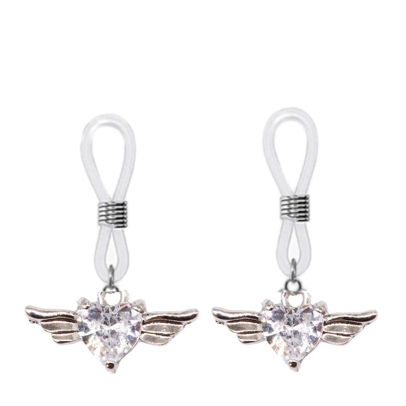 Fake Angel Nipple Rings