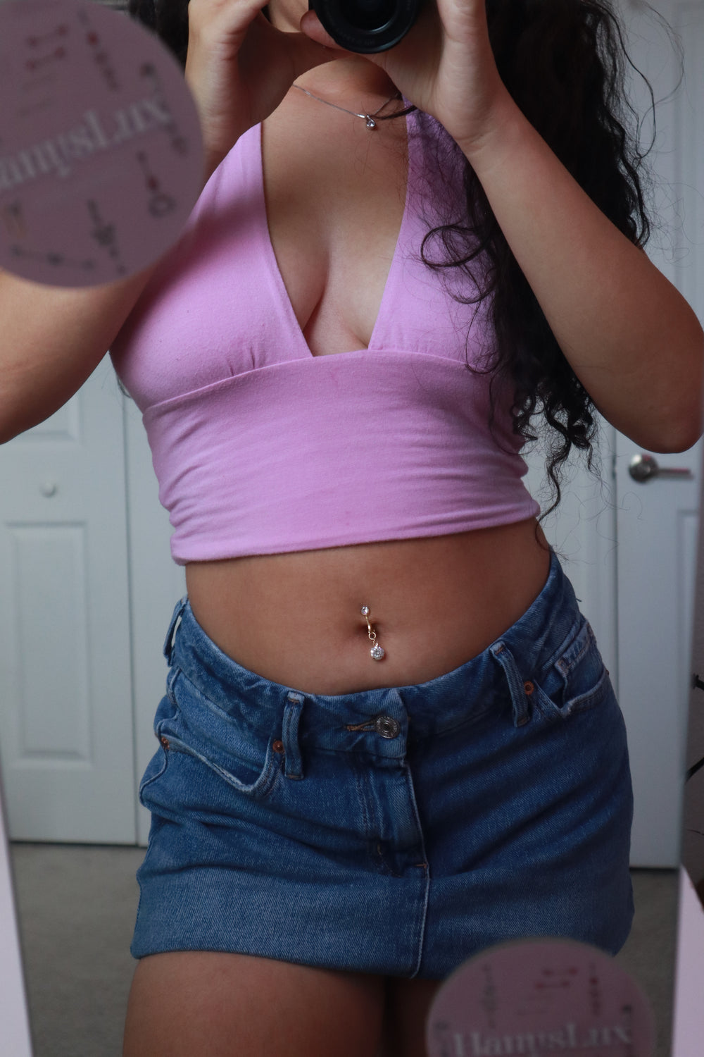Gold Basic Clip On Belly Ring