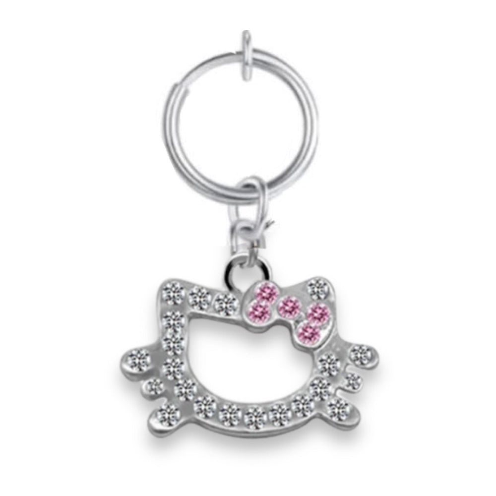 Fake Kitty Belly Ring