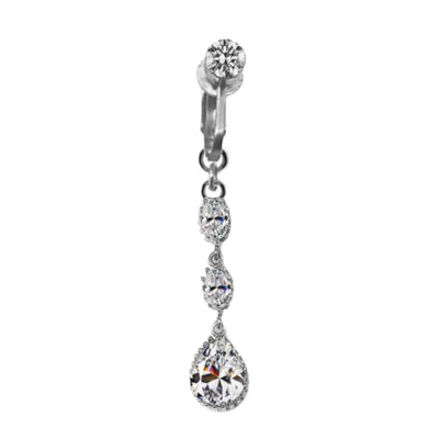 Sky Clip On Belly Ring