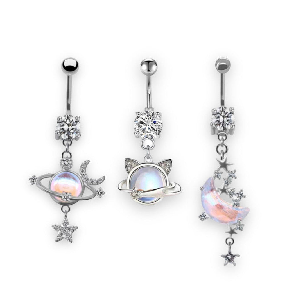 Celestial Belly Ring Bundle
