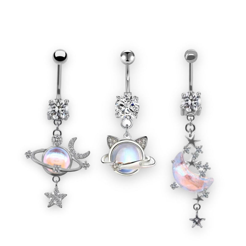 Celestial Belly Ring Bundle