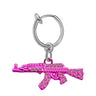 Fake Pink AK Belly Ring