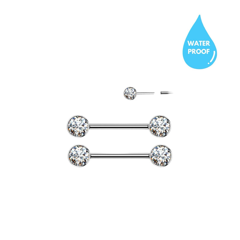 G23 Titanium Nipple Bars