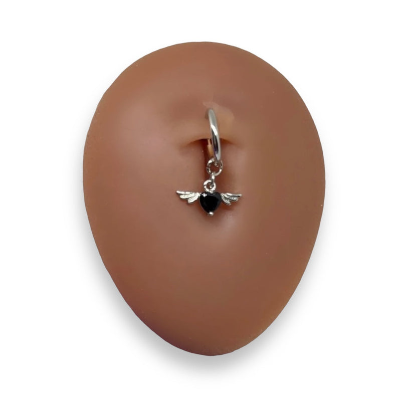 Black Angelita Fake Belly Ring