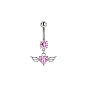 Pink Angel Belly Ring