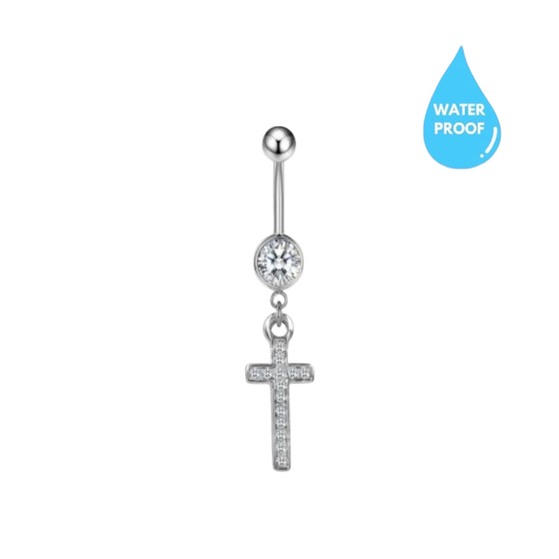Cross Belly Ring