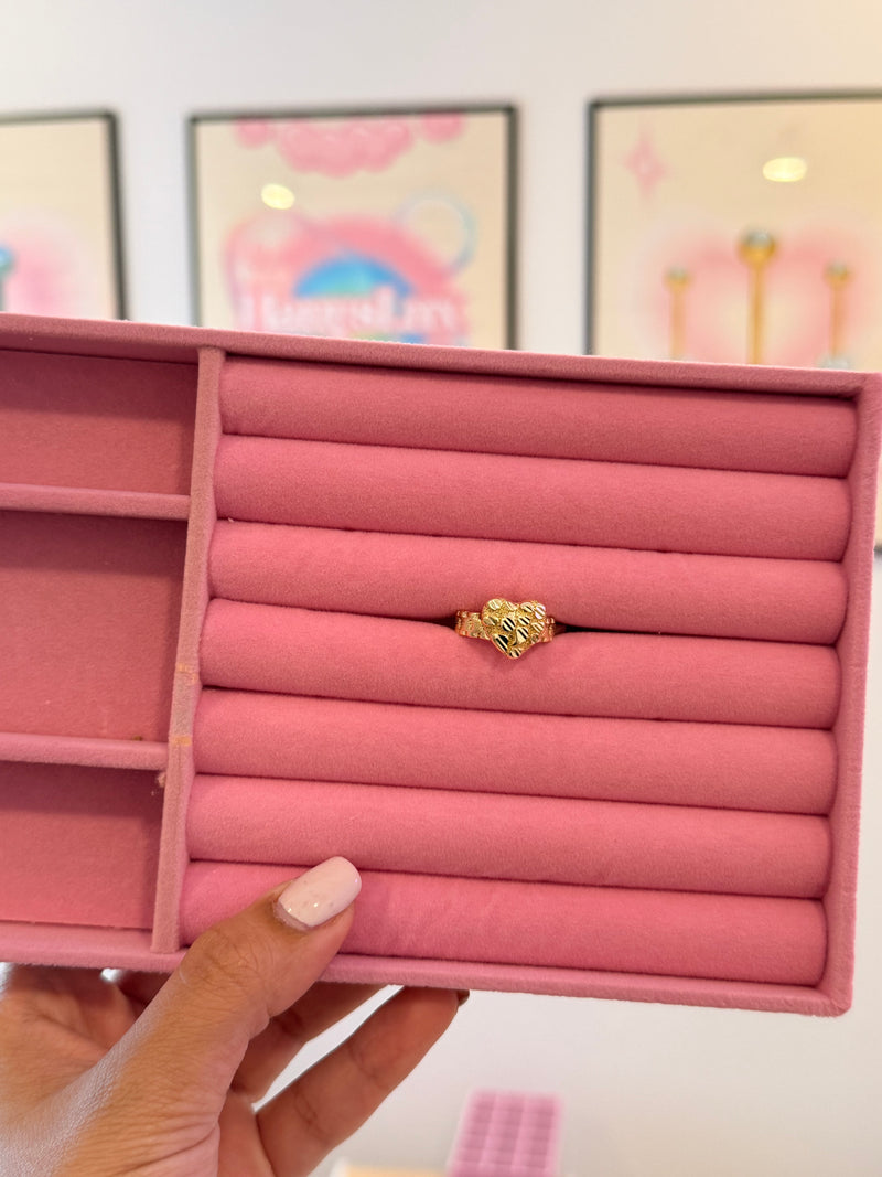 Heart Nugget Ring Size 6