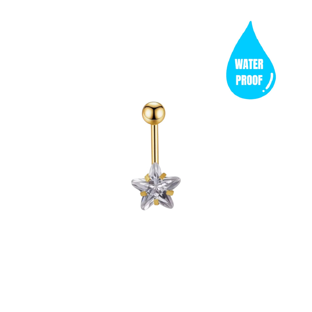 Gold Star Belly Ring