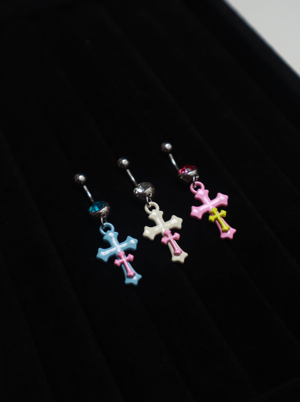 Double Cross Belly Ring