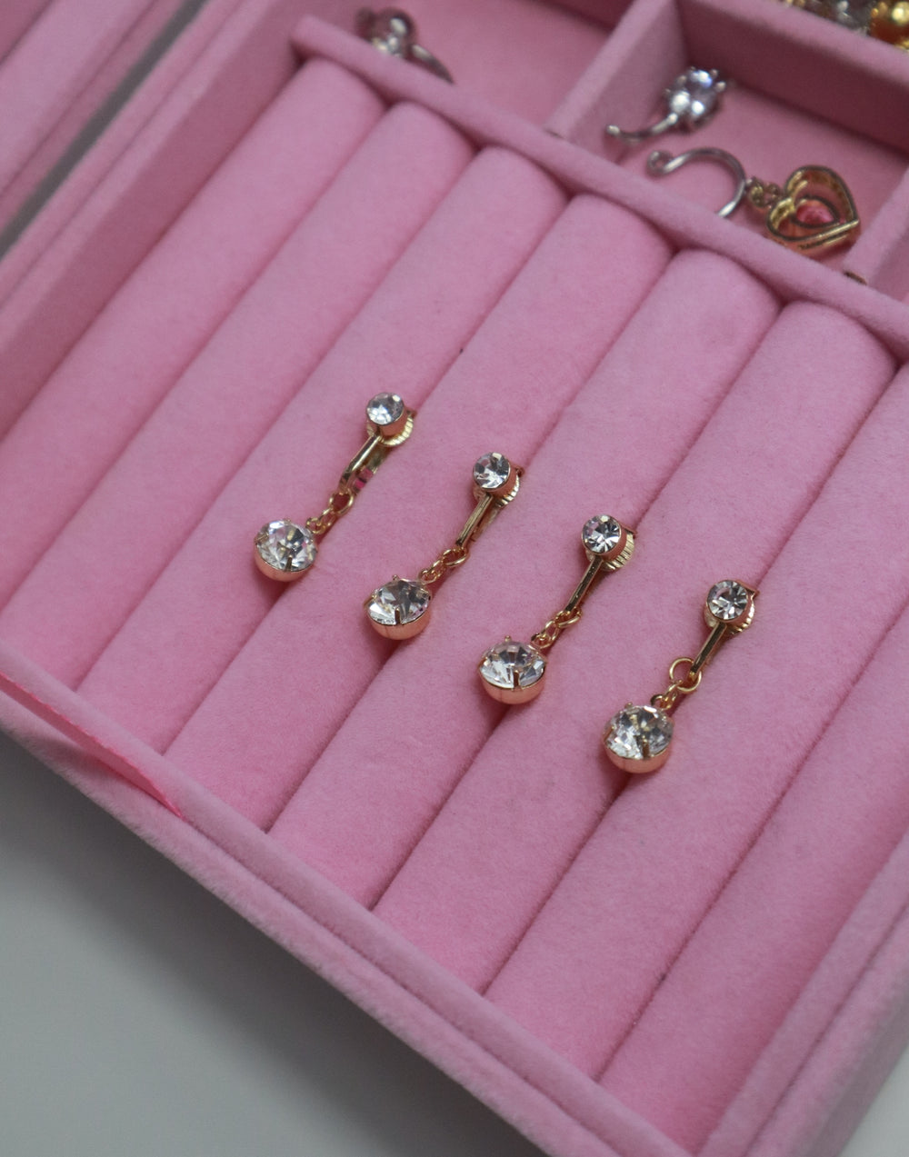 Gold Basic Clip On Belly Ring