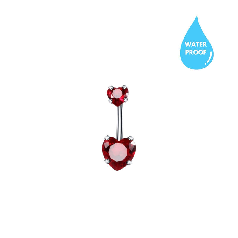 Red Elena Belly Ring