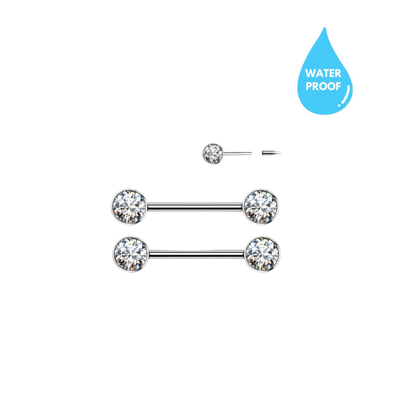 G23 Titanium Nipple Bars