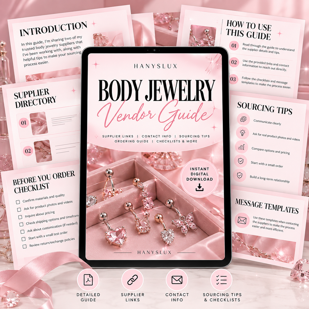 Body Jewelry Vendors
