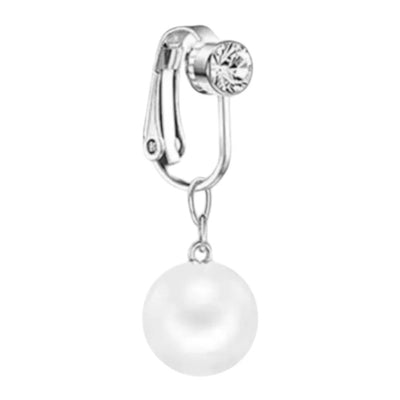 Pearly Clip On Belly Ring