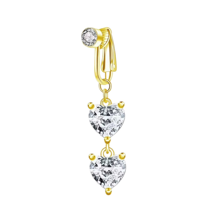 Gold Maddie Clip On Belly Ring