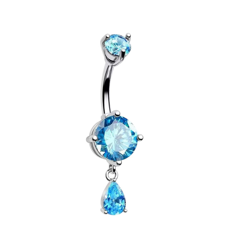 Blue Ava Belly Ring