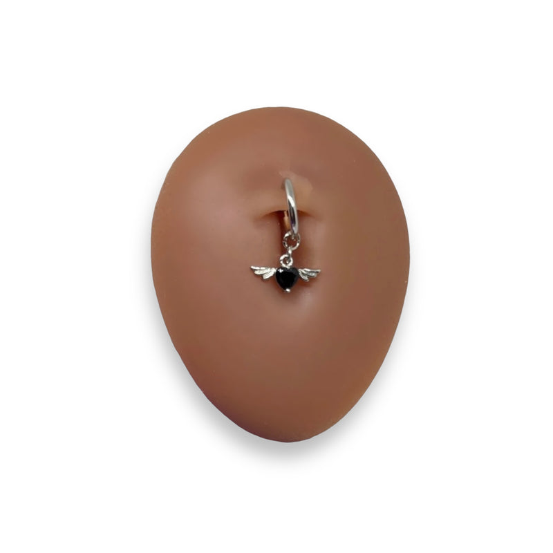 Black Angelita Fake Belly Ring