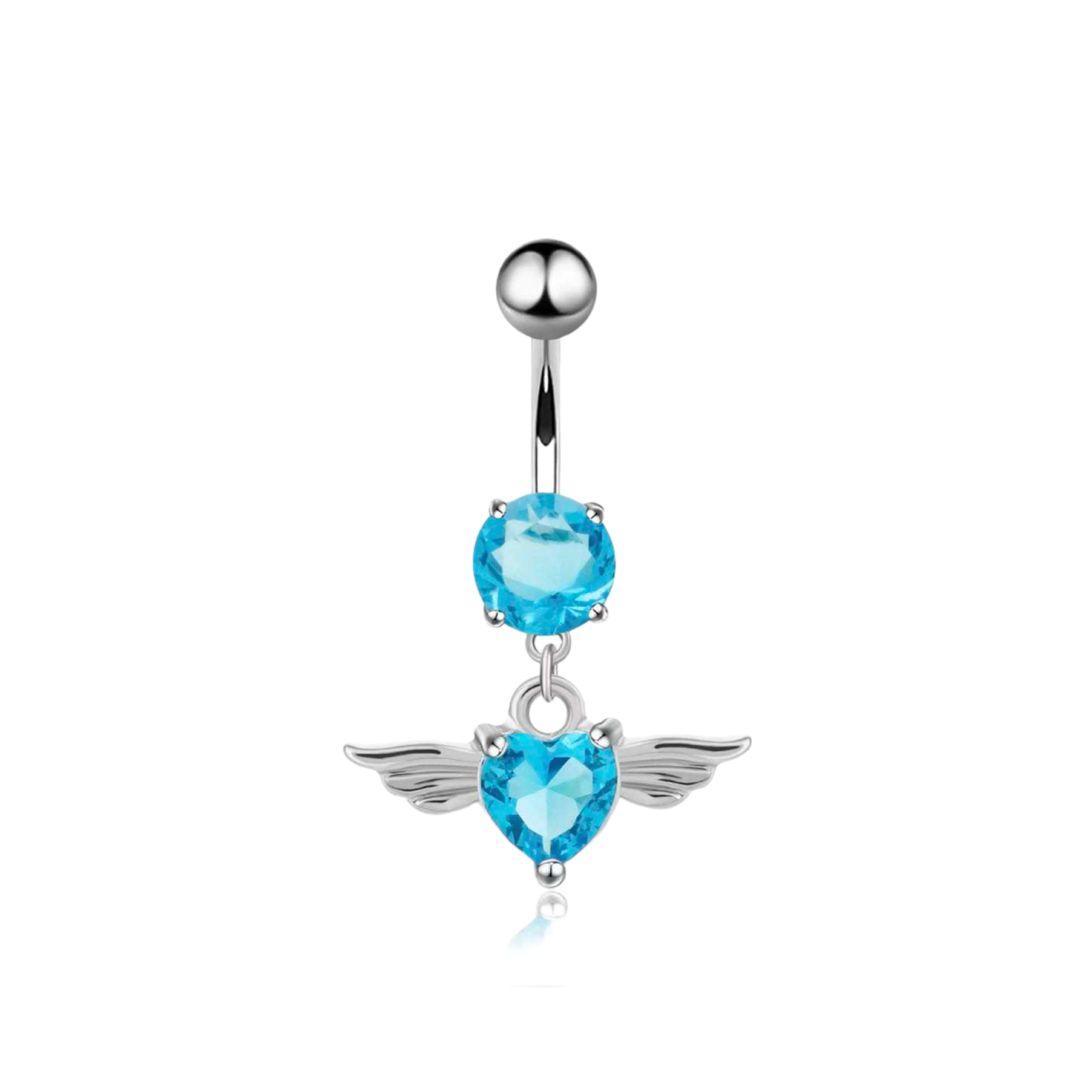 Blue Angel Belly Ring
