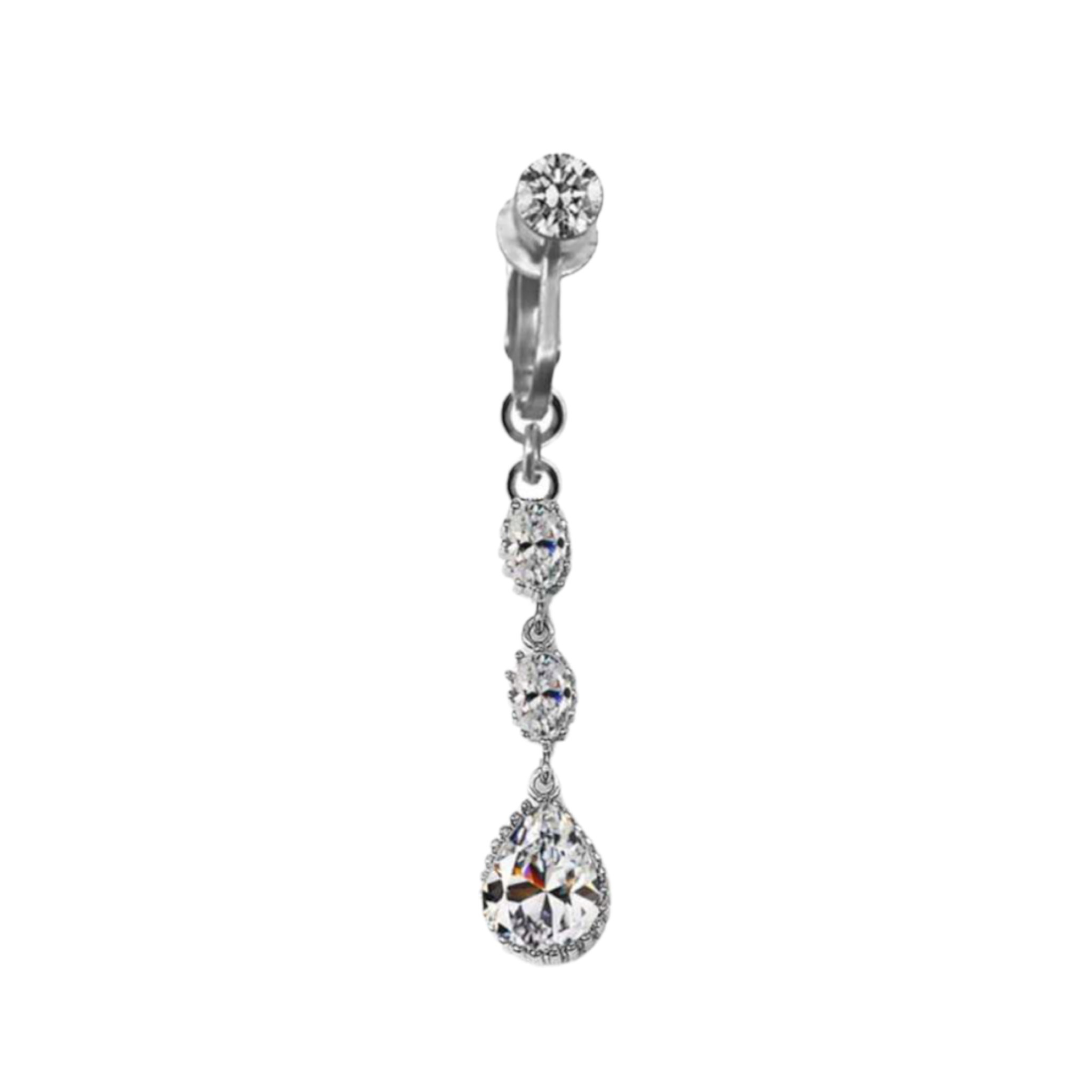 Sky Clip On Belly Ring