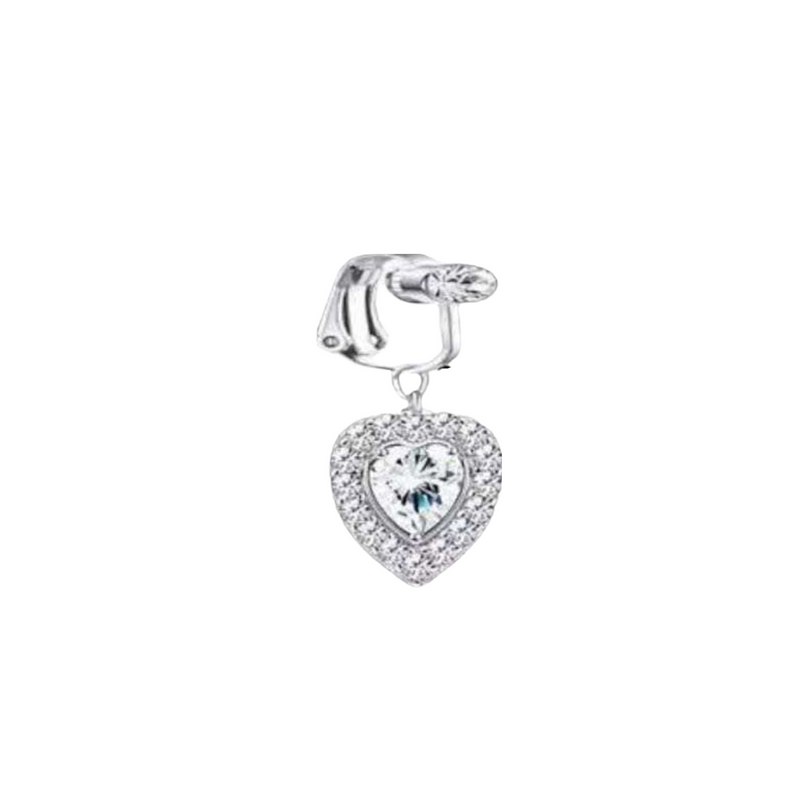 PRE ORDER Heart Clip On Belly Ring