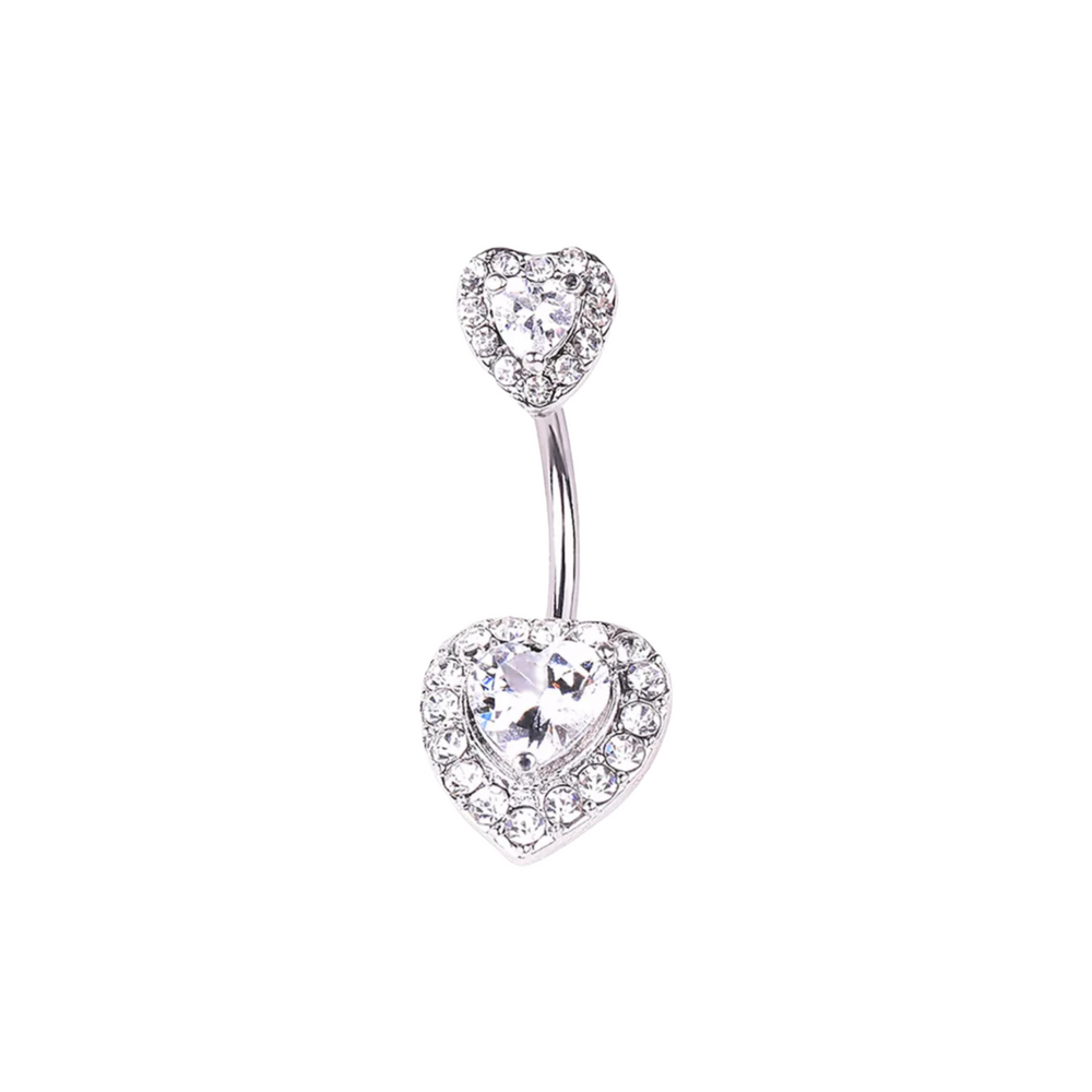 PRE ORDER Bling Heart Belly Ring