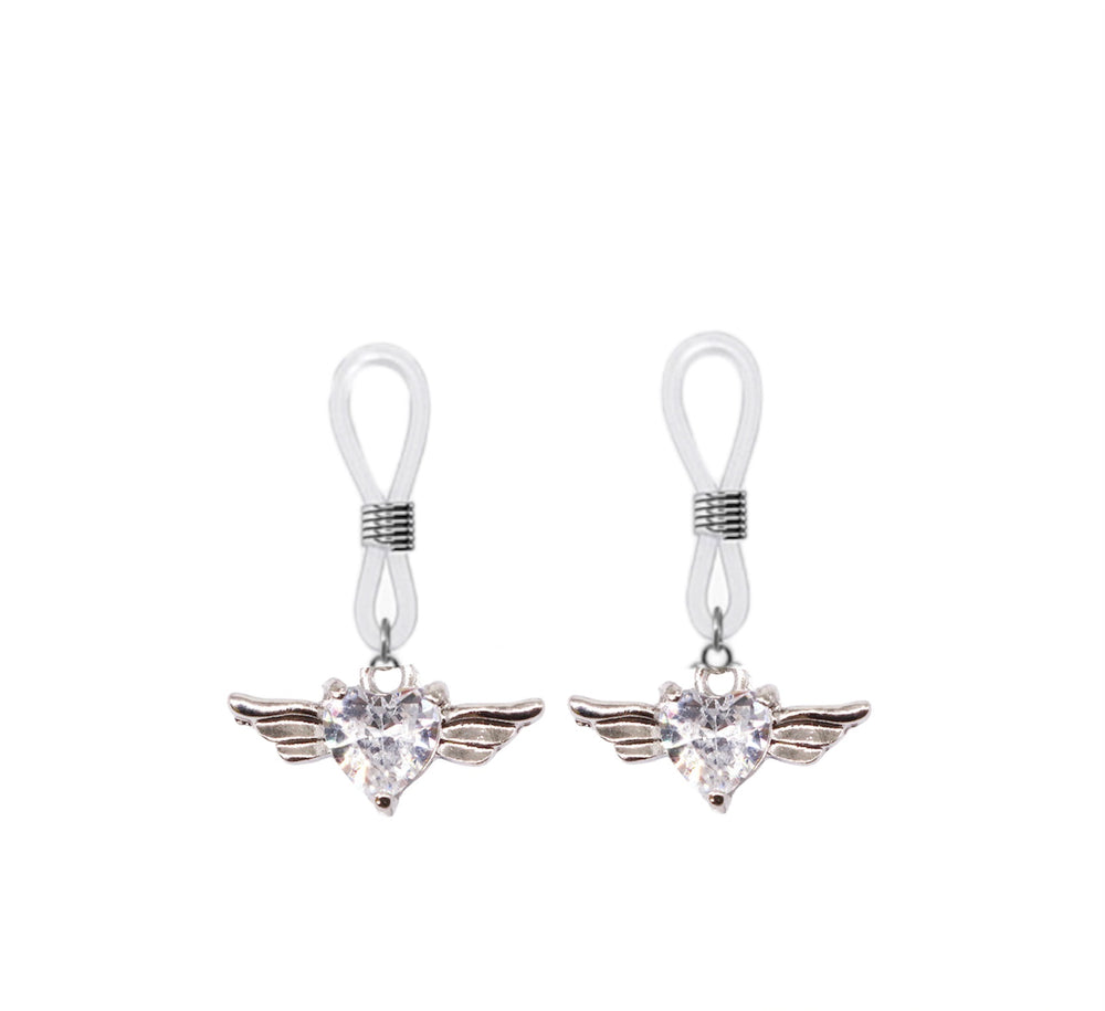 Fake Angel Nipple Rings