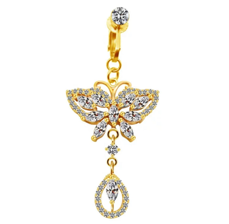 Bella Clip On Belly Ring